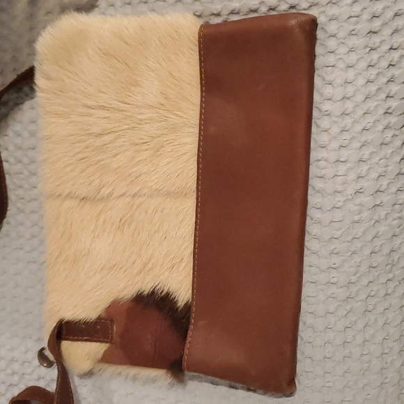 Sutisana natural leather cow hide tote bag - Picture 5 of 7